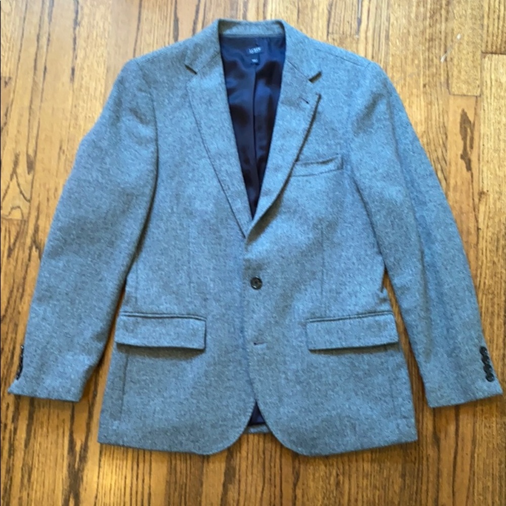 Jcrew Ludlow Wool Blazer 38s Grey
